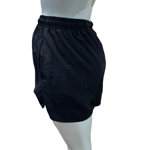 Vintage 80s Sunrays Black Swishy Shorts - Small - Picture 16 of 16